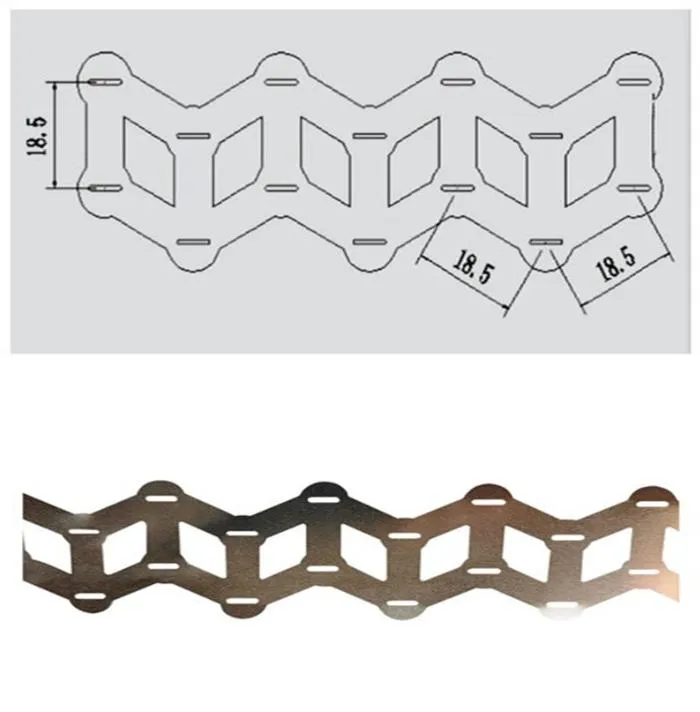 Zigzag Nickel Strip W Shape Nickel Strip Nickel Plated Steel for 18650 Battery with 18.5mm 19.5mm Center Distance for Option