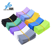 1000PCS 18650 Pembungkus Baterai Lithium PVC Khusus untuk Penyusutan Termal Pelindung Isolasi Baterai Film Penyusut Gaine