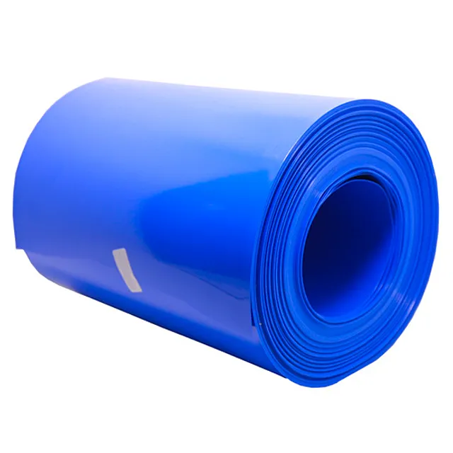Blue Battery Heat Shrink Wrap PVC Heat Shrinkable Tube for 18650 Battery