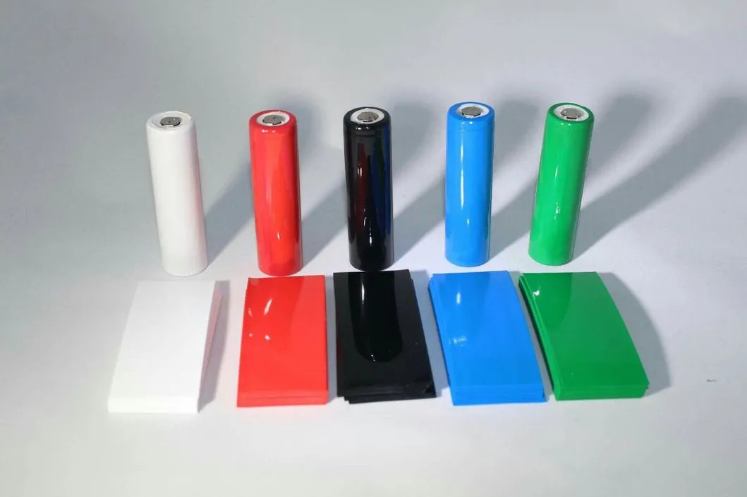 PVC Heat Shrink Tubing Battery Wrap for 18650 21700 32650 Pack