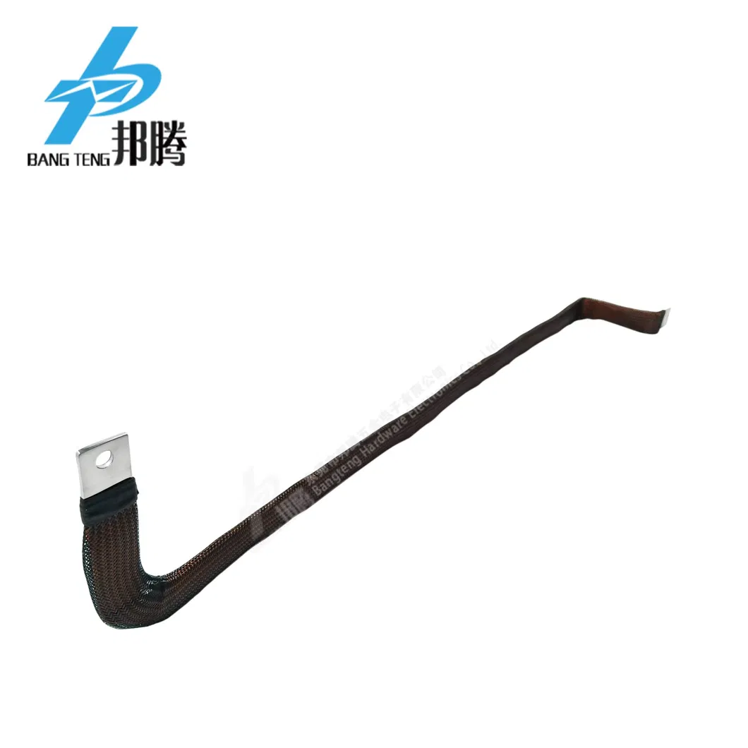 High-Temperature Flexible Copper Foil Busbar High-Temperature Press Welding with Weaving Mesh Tube Power Distribution Equipment