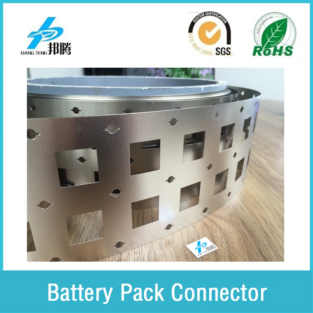 Nickel Plated Steel Strip Tape Sheet 0.1mm 0.15mm 0.2mm for Battery 32650 1p-4p