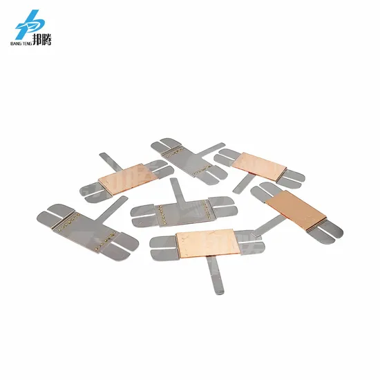 Busbar Baterai Lto Pengelasan Titik Lembaran Tembaga Nikel Konektor Lembaran Tembaga Busbar untuk Baterai