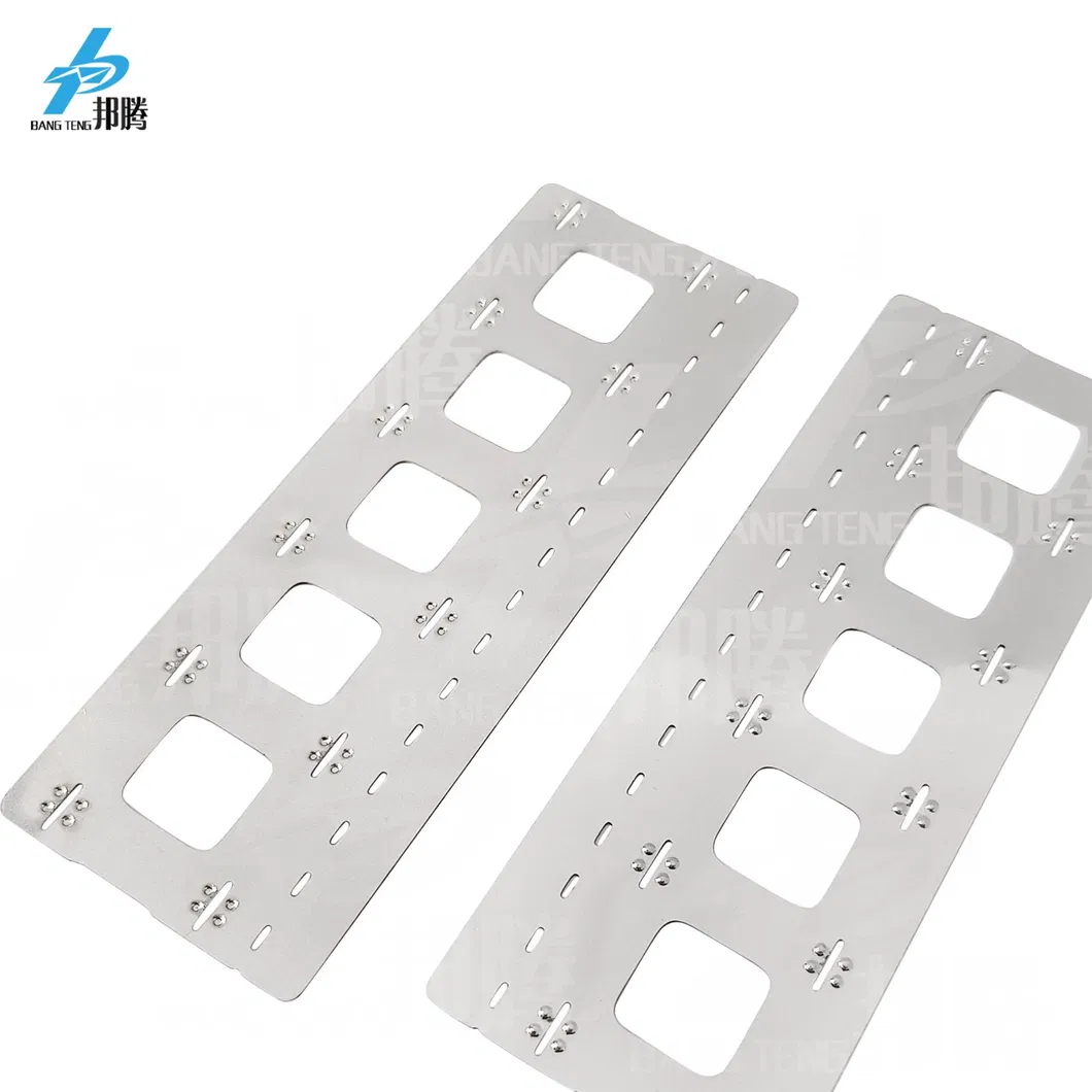 0.3mm Thickness 18650 Battery Connectors Nickel Strip Easy Welding Pure Nickel Sheet with Bumps