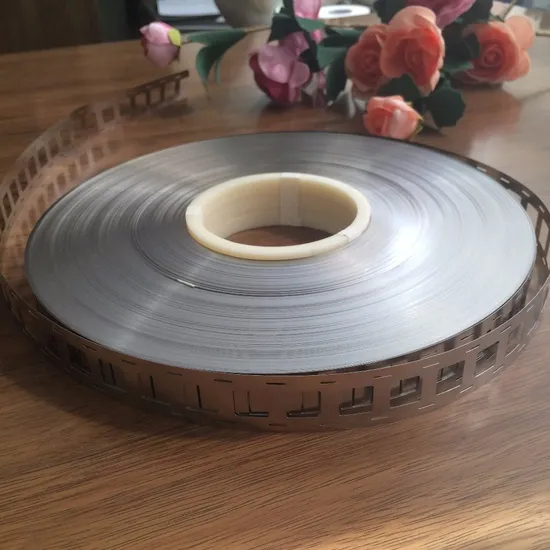 Konektor Baterai Lithium Strip Nikel Murni 2p 18650 Jarak 20.25mm untuk Pengelasan Titik Paket Baterai Bersertifikat RoHS