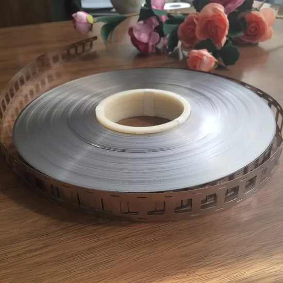 Konektor Baterai Lithium Strip Nikel Murni 2p 18650 Jarak 20.25mm untuk Pengelasan Titik Paket Baterai Bersertifikat RoHS