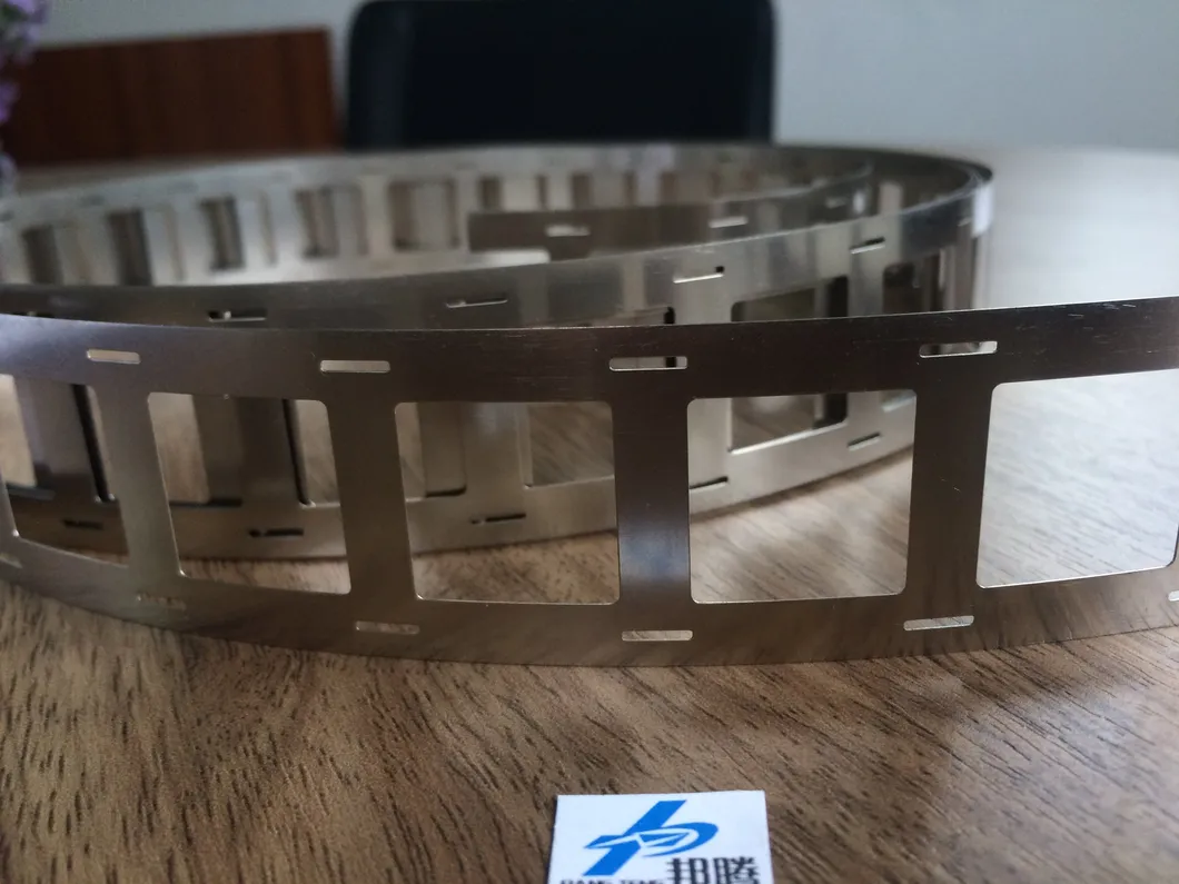 Custom Rhombus 26.3mm Spacing 26650 2p Nickel Tape Lithium Battery Connector 99.5% Pure Nickel Strip 26650
