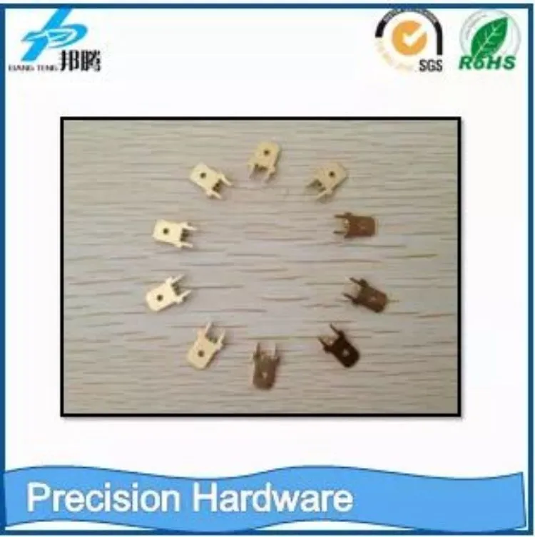 250 PCB Tabs Terminal 6.3 Brass Solder Tabs for Electric Precision Stampingterminal Connectors Wiring Terminal Board Battery Terminal