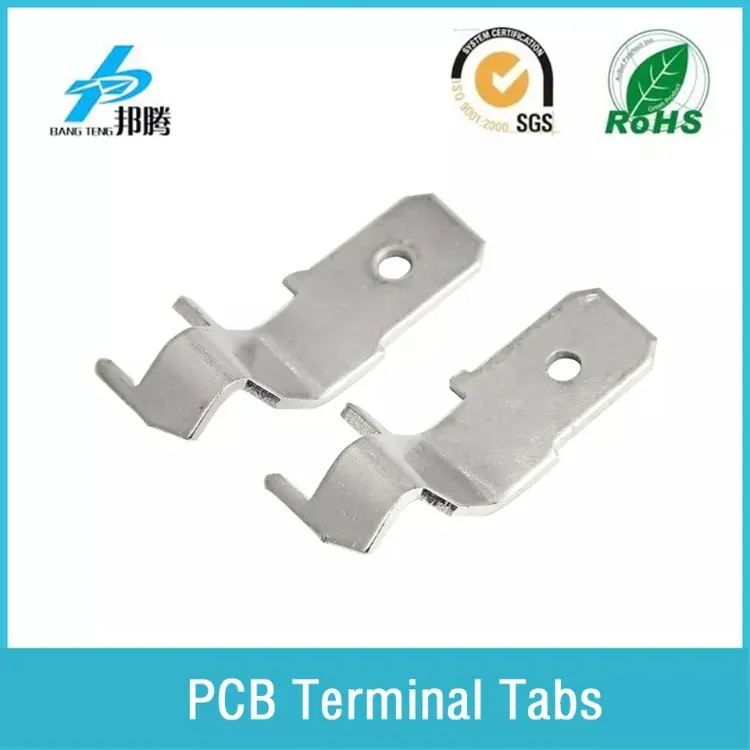 Cold Pressing 6.3 Curved 250 Terminal Connector PCB Solder Terminal Tabs Terminal Connectors Terminal Blocks