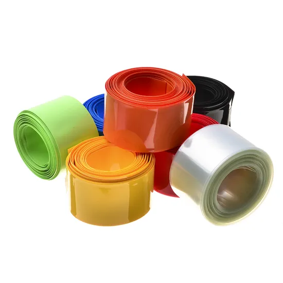 Isolasi 0.15mm Tebal 260mm Lebar PVC Penyusut Panas untuk Paket Baterai Film Penyusut PVC Film Baterai Lithium Paket Baterai Lithium Kantong Penyusut Panas