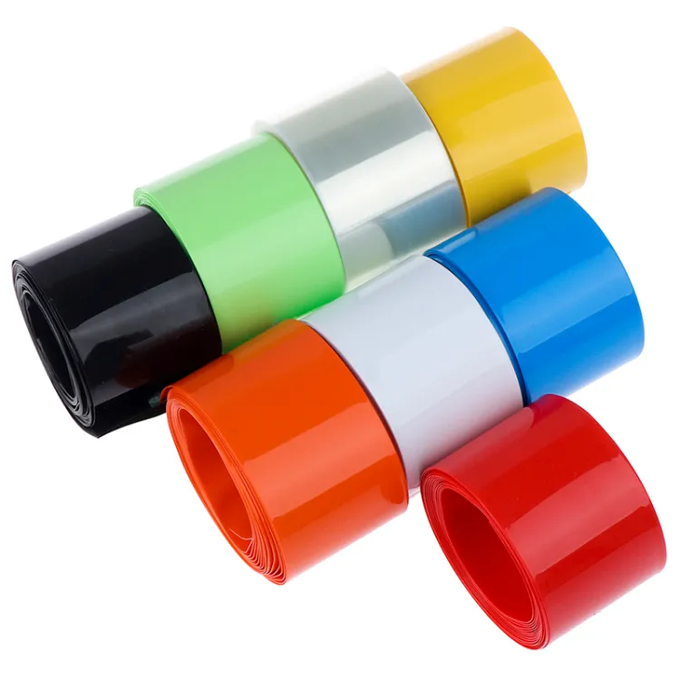 Custom 0.15mm Thick 360mm Width PVC Heat Shrink for 18650 Battery Pack PVC Shrink Film Lithium Lithium Battery Pack Film Lithium Battery Pack Film