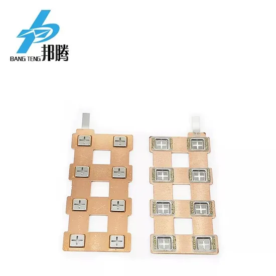 Konektor Baterai Lithium Siap Kirim Grosir 18650 2s4p untuk Busbar Baterai Tembaga Grosir Busbar Tembaga Konektor Busbar Pasokan Daya