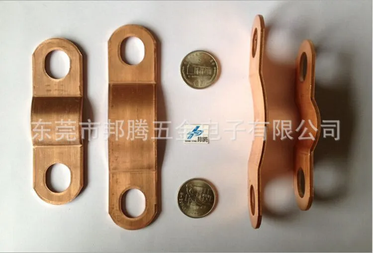 Precision Stamping Metal Hardware Red Copper Sheet for Battery Pack 200ah Spot Welding Copper Foil Solder The Nickel Sheet Connector