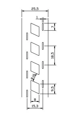 Pure Nickel Strip Connecting Plate Tape 25.5mm X 0.15mm for Battery and Spot Welding