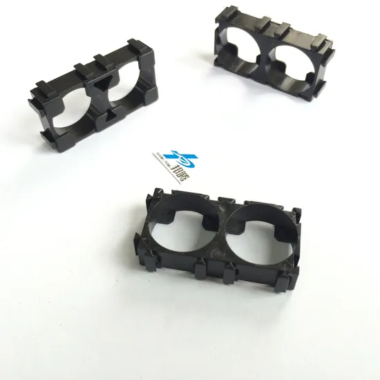 Pemegang Baterai Lithium Tahan Api dari Plastik ABS Grosir 18650 2p Spacer Pemegang Baterai untuk Paket Baterai