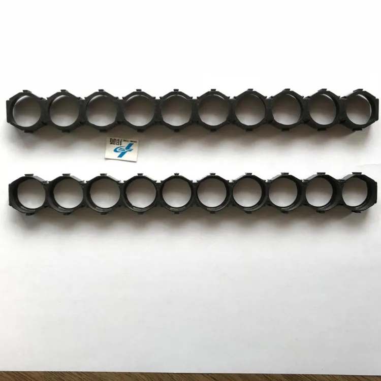 Custom Lithium Material Diameter18.4mm Black Battery Holder Bracket for Cells Dislocation 18650 10p Battery Holder Battery Storage Battery Charger