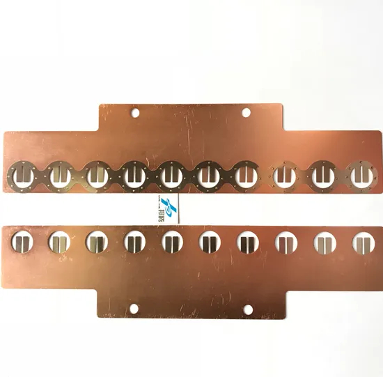 Pengelasan Baterai Konektor Pelat Tembaga untuk Arus Tinggi DIY 18650 10p Busbar Tembaga Nikel
