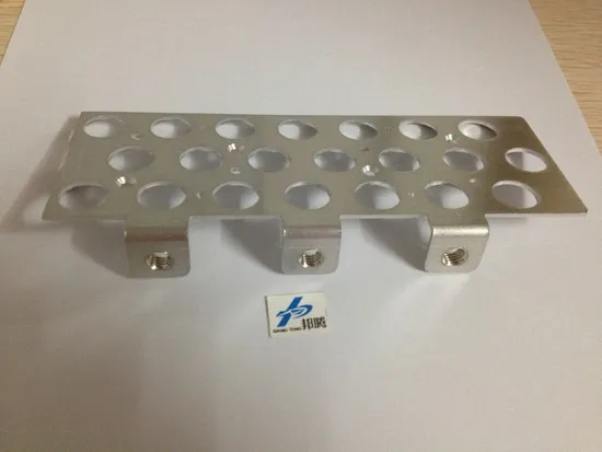 Konektor Busbar Aluminium Baterai Kustom Lembaran Aluminium Pembengkokan