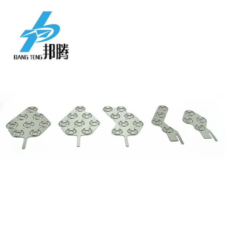 Custom Metal Stamped Part Nickel Tabs 18650 21700 26650 32650 Pure Nickel Battery Strip
