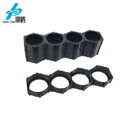 4p 18650 Pemegang Sel Baterai Li Ion Rangka Spasi Paket Baterai Lithium 18650 Pemegang Plastik ABS+PC Sel
