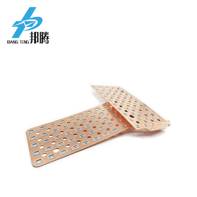 OEM DIY Electric Car Battery Pack Connector Excessive Current 18650 5X10 Copper Busbar Copper Nickel Sheet