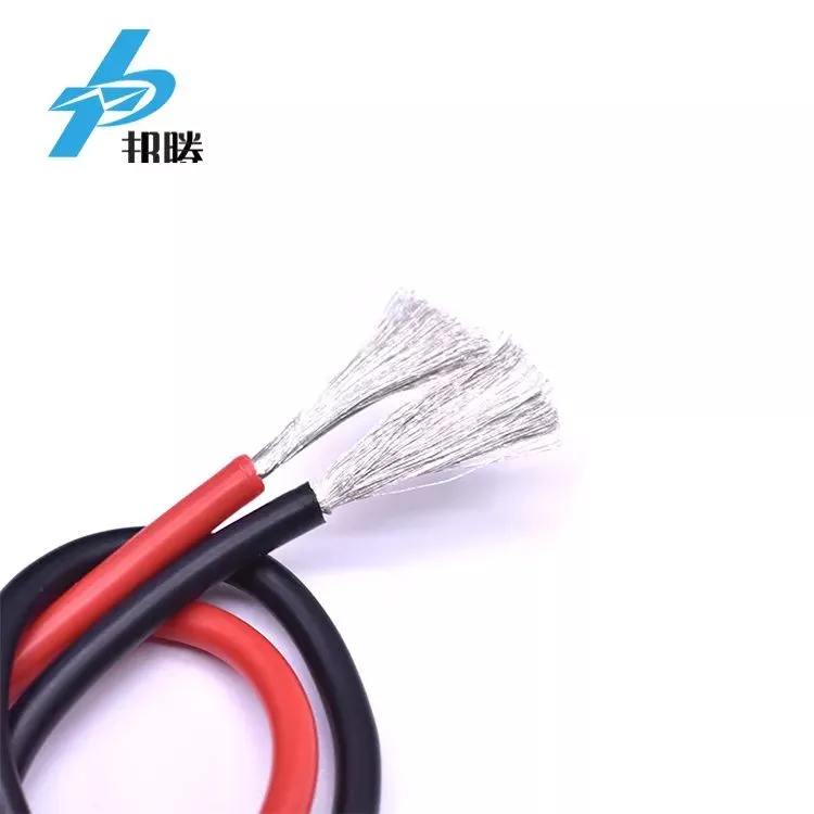 High Flexible Red Black Silicon Rubber Wire Gauge 24 AWG Insulated Silicon Wire High Temperature Multi-Color Silicone Wire