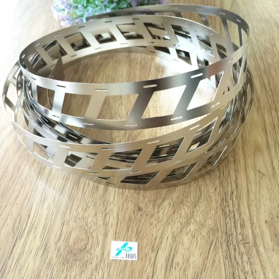 Strip Solder Rhombus Baterai Presisi Stamping untuk Baterai 26650 0.2mm 2p Strip Nikel Murni Konektor Baterai Lithium Harga Nikel Murni Las Titik