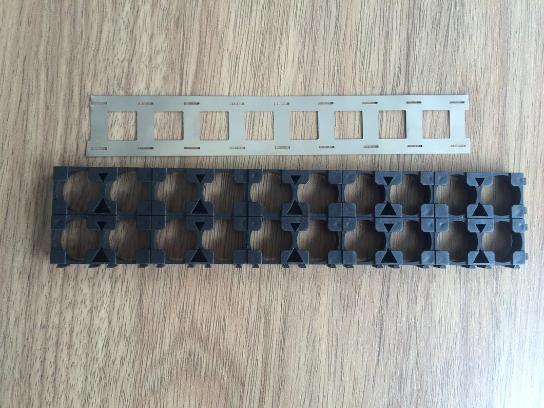 Custom Rhombus 26.3mm Spacing 26650 2p Nickel Tape Lithium Battery Connector 99.5% Pure Nickel Strip 26650