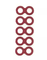 Isolasi Baterai Washer Stamping 18650 Washer Serat 18650 Bahan Isolasi Washer Isolasi Barley untuk Baterai