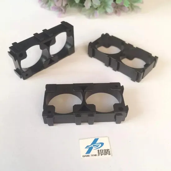 Pemegang Baterai Sel Plastik Grosir Spacer Baterai Tahan Api 18650 2p Braket Baterai Lithium Plastik Penyimpanan Baterai Pengisi Daya Baterai