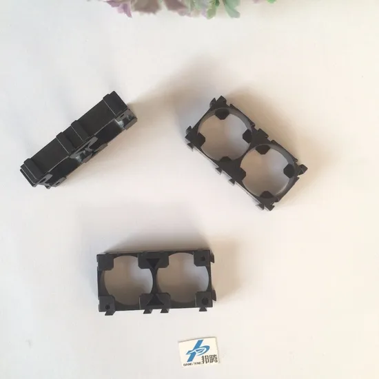 Pemegang Baterai Plastik ABS Tahan Api Grosir 2p Braket Sel Lithium untuk Paket Baterai Mematuhi RoHS 21700
