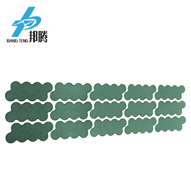 Customized 2s5p 18650 Offset Battery 8p Die Cutting Electrical Dislocation Insulation Green Barley/Fish Paper