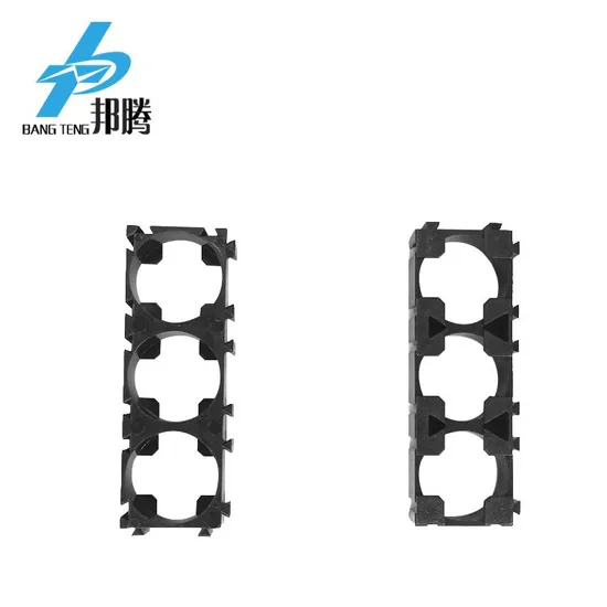 18650-3p Tempat Baterai Sel Plastik Hitam 3p Tempat Baterai untuk Paket Baterai Lithium Tempat Baterai Braket