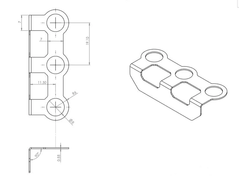 Power Battery Pack Connector Pure Copper Foil for Lithium Battery Current Collector for 18650 Battery Pack Wholesale Copper Busbar Busbar Connector