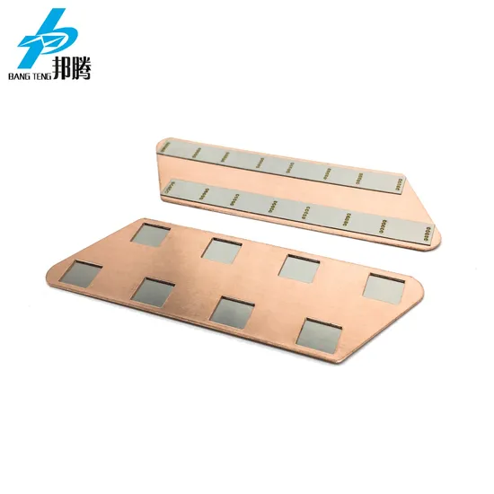 Busbar Baterai Tembaga Murni 18650 Pengelasan Titik Busbar Tembaga Nikel