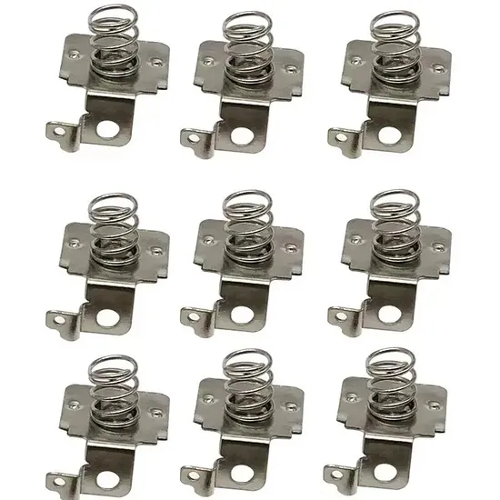 Bagian Stamping Stainless Steel Pelat Logam Kustom untuk Baterai Shrapnel untuk Colokan Soket
