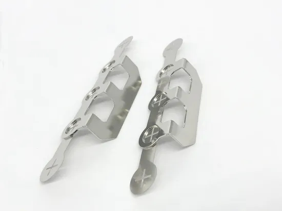 Paket Baterai Paralel 18650-5X1 19.1mm Jarak Murni Fleksibel 18650 Lithium Rak Aksesori Konektor LiFePO4 Ion Penutup Nikel Tembaga Busbar