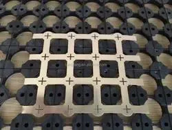 19mm 7X7 18650 Penyangga Paket Baterai Lithium 18650 Braket Penyangga Sel Baterai Plastik 18650 Penyangga Sel Lithium