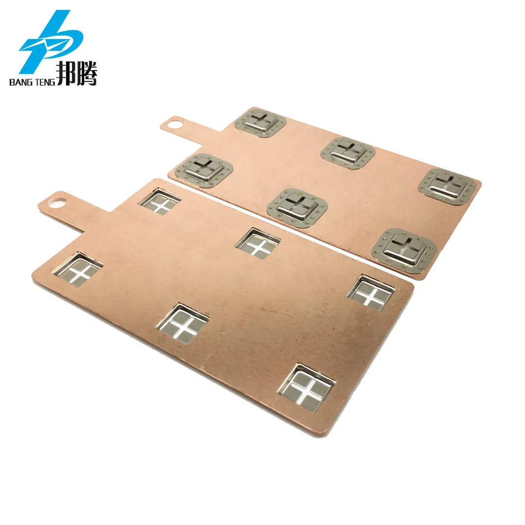 Copper LiFePO4 2s3p 32650 Flat Nickel Welding Connector Pack Power Support 2s3p Flexible Lithium Battery Busbar