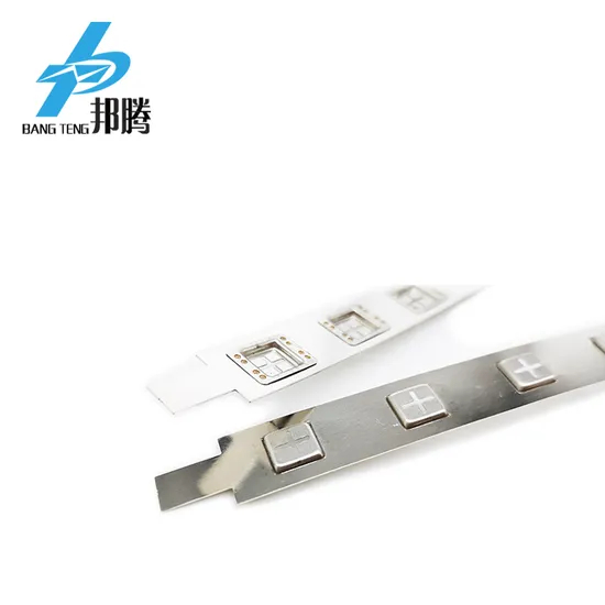 Busbar Baterai Lithium Kustom 10p 18650 Konektor Tembaga Nikel 18650 Busbar