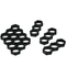 Pemegang Baterai Li-ion Kustom 3p 18650 Pemegang Baterai ABS + PC 18650 Braket Pemegang Baterai