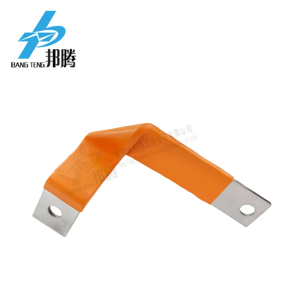 Insulated Custom Flexible Bus Bar Flat Soft Copper Busbar for Battery