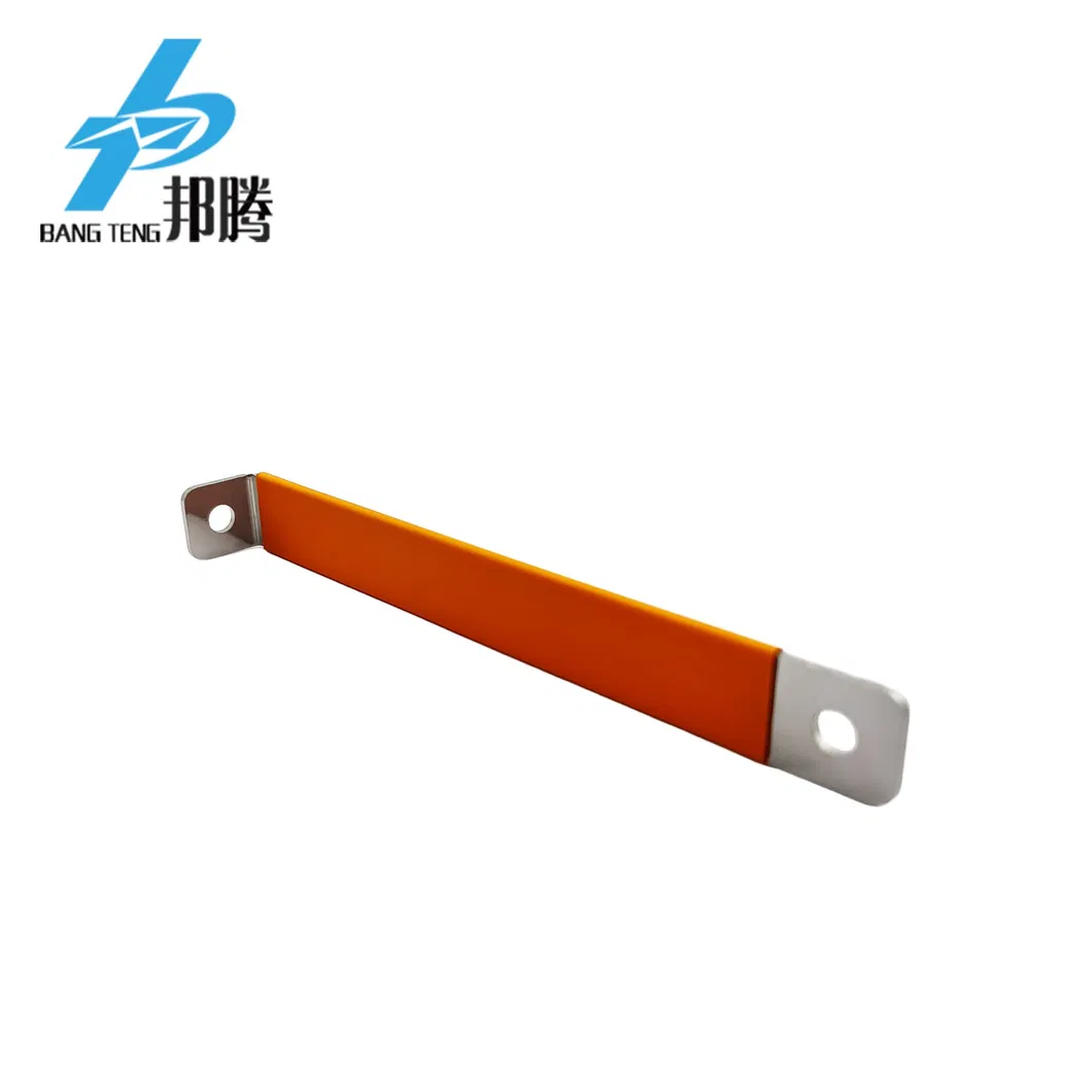 Insulated Custom 250A/300A/400A/600A Tinned Flexible Copper Busbar for Battery LiFePO4