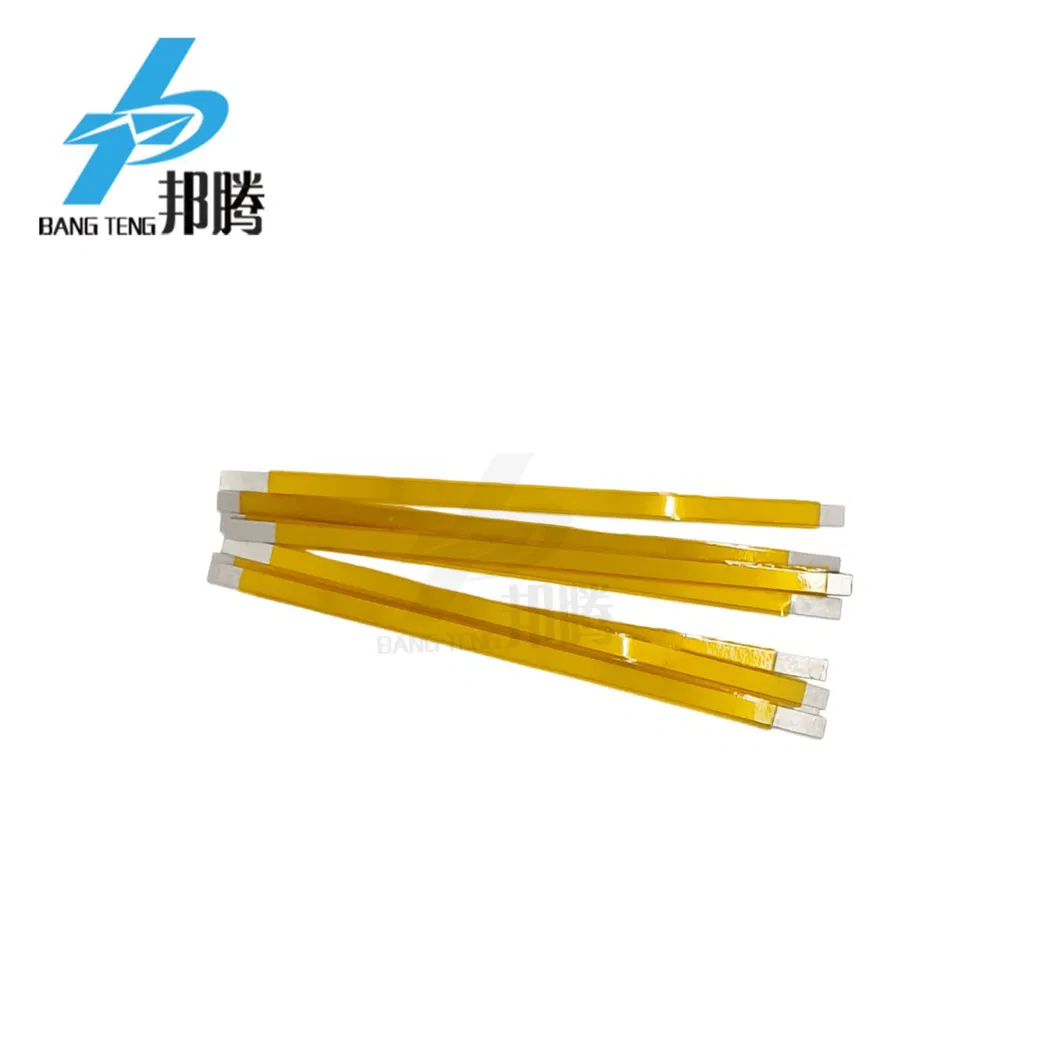 Custom Spacing Nickel Tabs for 18650 Battery Spot Welding Nickel Sheet with Pi Film