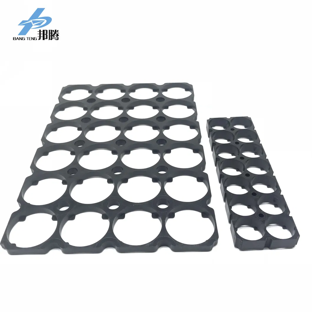 4s6p Custom 32650 Lithium Battery Cell Spacer Plastic Holder Bracket for DIY Battery Pack