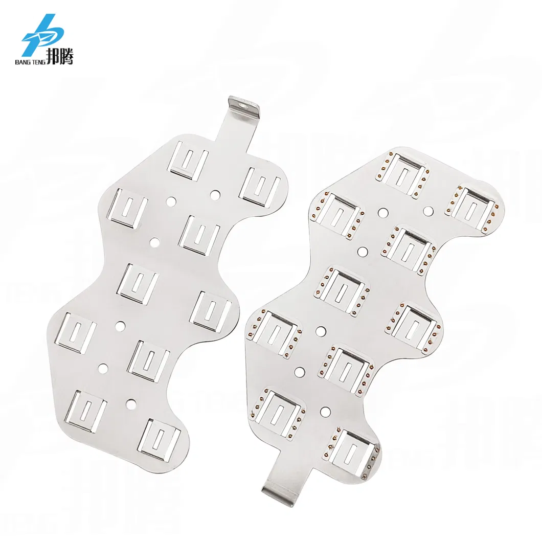 Customized 18650 5s5p Pure Nickel Strip Battery Tab Welding Copper Nickel Strip Busbar Copper Sheet