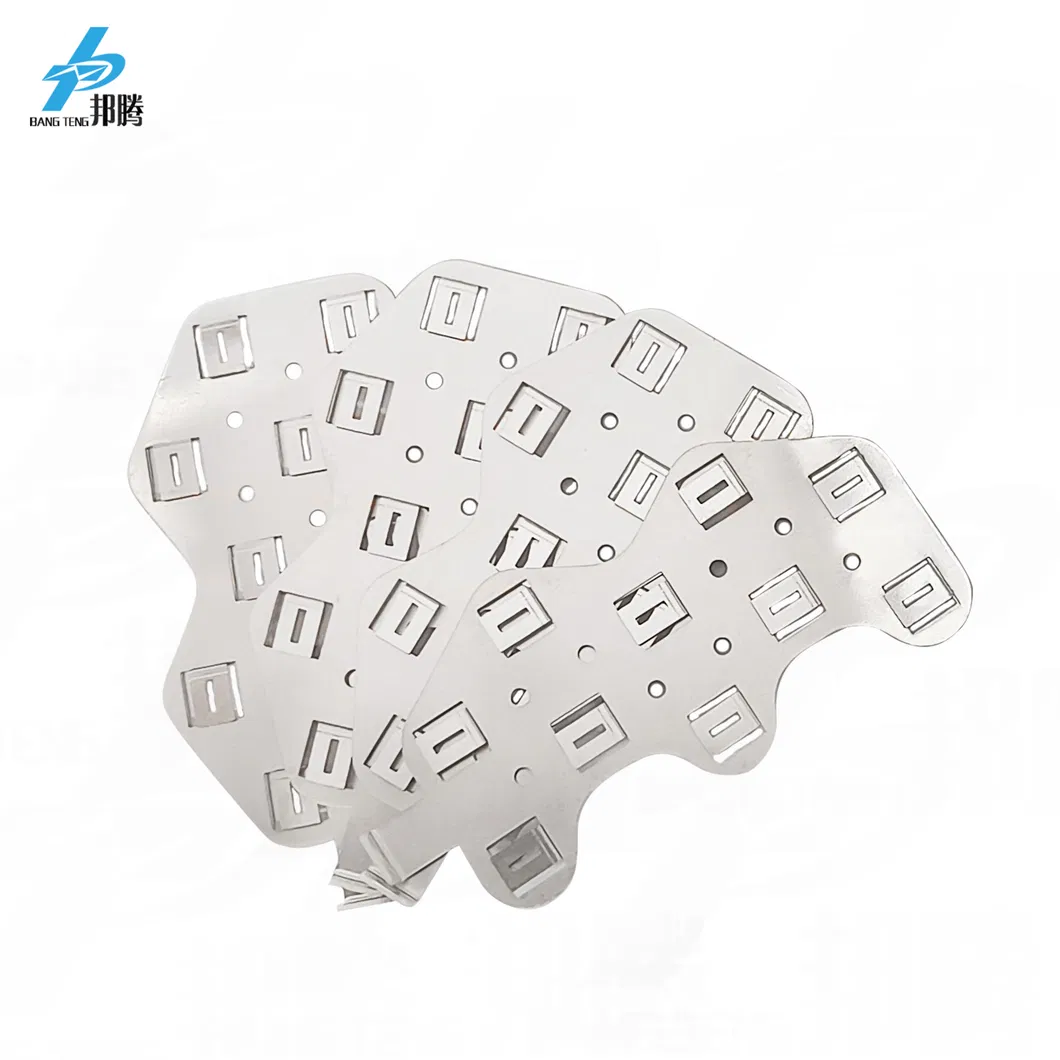 Li Ion Batteries Electrical Connectors Pure Copper Sheet 5p5s 18650 Flat Copper Nickel Busbar 18650 Copper Nickel Sheet