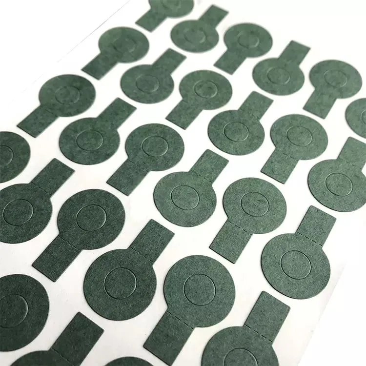 18650 Battery Insulation Spacer Single Barley Paper with Crease for Battery Insulating Refractory Electric Insulation Barley for Battery