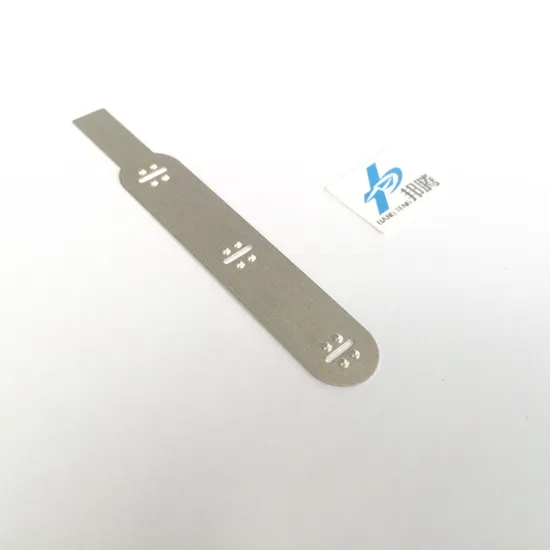 Konektor Baterai Kustom untuk 18650 Paket Baterai 0.3mm Konektor Baterai Lithium dengan Tab Berlapis Nikel Konektor Baterai Strip Nikel Murni