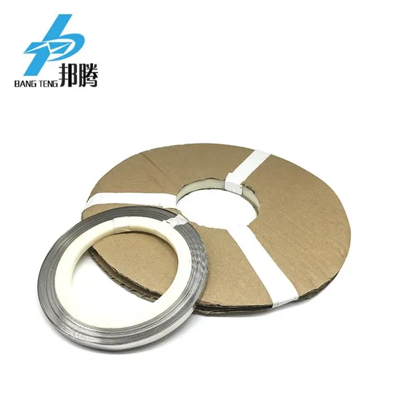 Strip Las 8mm Lebar Strip Baja Berlapis Nikel untuk Busbar Baterai Nikel Konektor Baterai Litium
